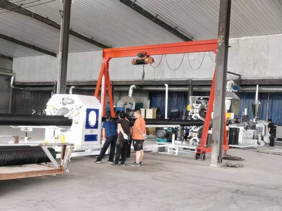 HDPE Double Wall Corrugated Pipe Production Line