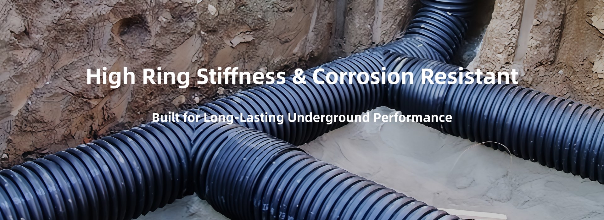 HDPE Double Wall Corrugated Pipes