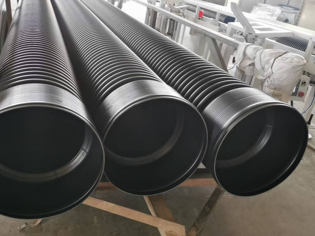 HDPE double-wall corrugated pipes