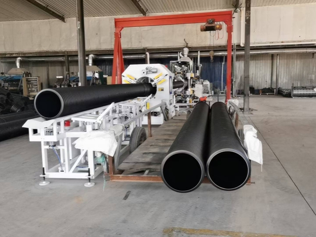 HDPE double-wall corrugated pipes machine
