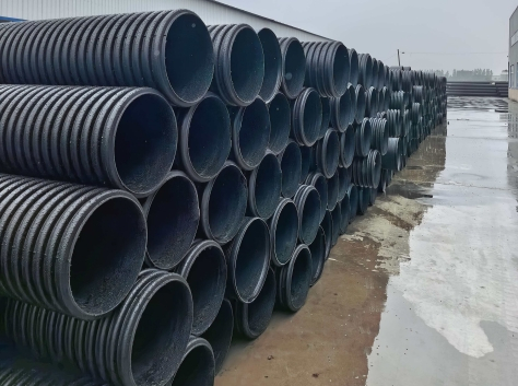 HDPE double-wall corrugated pipes