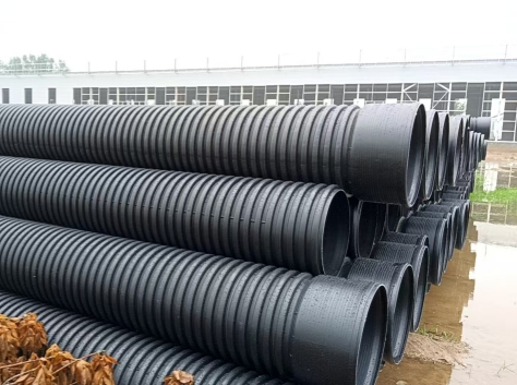 HDPE double-wall corrugated pipes