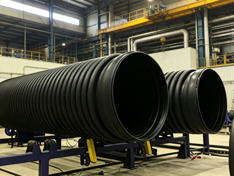 HDPE wound structural wall pipes